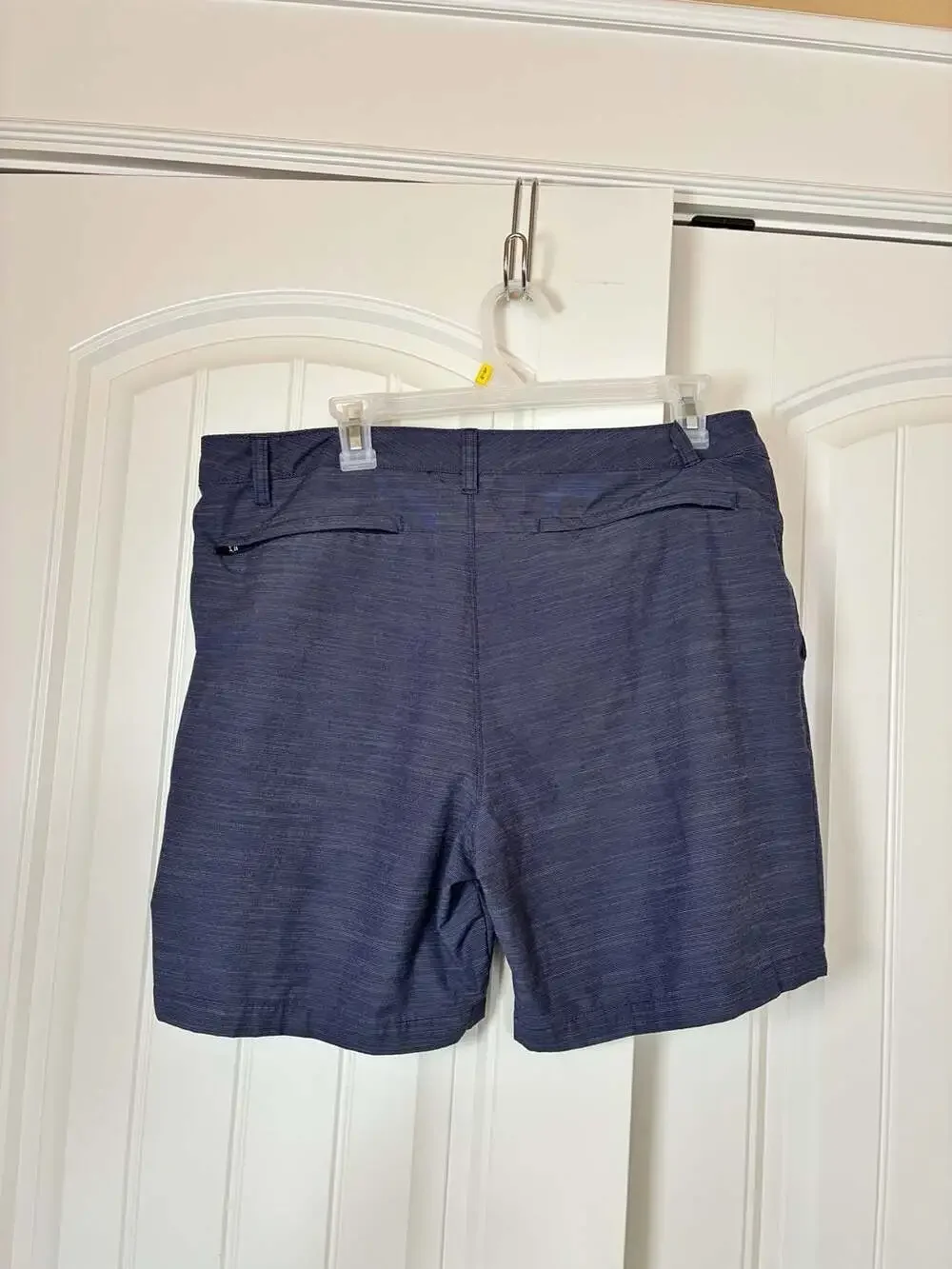 All in Motion Men's Navy Blue Heathered Golf Performance Shorts Size 36